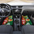 Melanesian Vanuatu Tribal Boar Tusk Car Mats Tropical Plants and Namele Motifs - Polynesian Pride