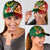 Melanesian Vanuatu Tribal Boar Tusk Classic Cap Tropical Plants and Namele Motifs - Polynesian Pride