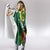 Melanesian Vanuatu Tribal Boar Tusk Hooded Blanket Tropical Plants and Namele Motifs - Polynesian Pride