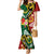 Melanesian Vanuatu Tribal Boar Tusk Mermaid Dress Tropical Plants and Namele Motifs - Polynesian Pride
