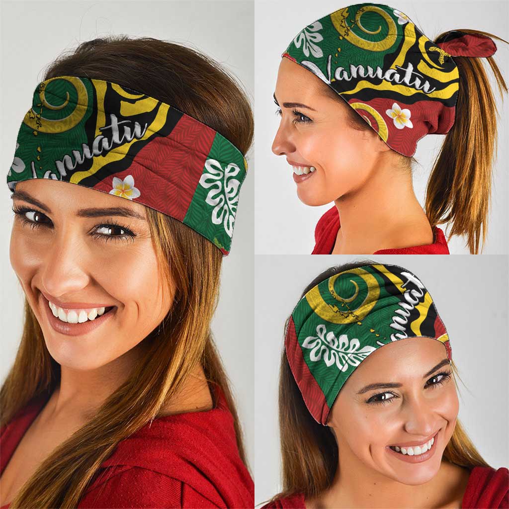 Melanesian Vanuatu Tribal Boar Tusk Neck Gaiter Tropical Plants and Namele Motifs - Polynesian Pride