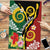 Melanesian Vanuatu Tribal Boar Tusk Puzzle Tropical Plants and Namele Motifs - Polynesian Pride