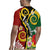 Melanesian Vanuatu Tribal Boar Tusk Rugby Jersey Tropical Plants and Namele Motifs - Polynesian Pride