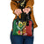 Melanesian Vanuatu Tribal Boar Tusk Shoulder Handbag Tropical Plants and Namele Motifs - Polynesian Pride