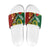 Melanesian Vanuatu Tribal Boar Tusk Slide Sandals Tropical Plants and Namele Motifs - Polynesian Pride