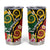 Melanesian Vanuatu Tribal Boar Tusk Tumbler Cup Tropical Plants and Namele Motifs - Polynesian Pride