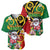 Vanuatu Christmas Baseball Jersey Funny Santa with Namele and Boar Tusk Tribal - Polynesian Pride