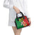 Vanuatu Christmas Shoulder Handbag Funny Santa with Namele and Boar Tusk Tribal - Polynesian Pride