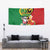 Vanuatu Christmas Tapestry Funny Santa with Namele and Boar Tusk Tribal - Polynesian Pride