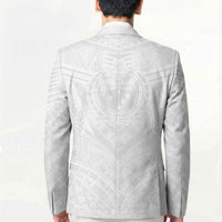 Samoan Lotu a Tamaiti Blazer Coat of Arms and Polynesian Pattern