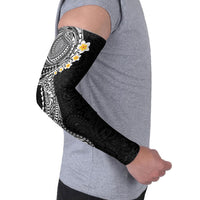 Hawaiian Tribal Tattoo and Plumeria Arm Sleeves Polynesian Pattern Black Color LT03 - Polynesian Pride