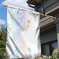 Hawaiian Tribal Tattoo and Plumeria Garden Flag Polynesian Pattern Sweet LT03 - Polynesian Pride