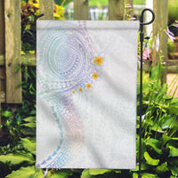 Hawaiian Tribal Tattoo and Plumeria Garden Flag Polynesian Pattern Sweet LT03 Garden Flag White - Polynesian Pride