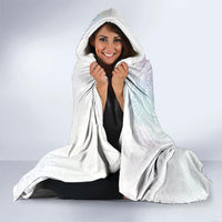 Hawaiian Tribal Tattoo and Plumeria Hooded Blanket Polynesian Pattern Sweet LT03 - Polynesian Pride