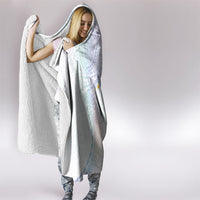 Hawaiian Tribal Tattoo and Plumeria Hooded Blanket Polynesian Pattern Sweet LT03 - Polynesian Pride