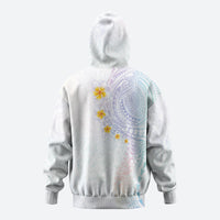 Hawaiian Tribal Tattoo and Plumeria Hoodie Polynesian Pattern Sweet LT03 - Polynesian Pride