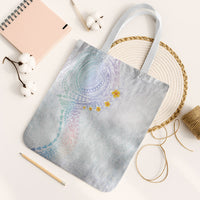 Hawaiian Tribal Tattoo and Plumeria Tote Bag Polynesian Pattern Sweet LT03 White Strap One Size White - Polynesian Pride