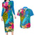 polynesian-couples-matching-long-sleeve-bodycon-dress-and-hawaiian-shirt-the-turtle-jung-flower-with-maori-pattern-ethnic-style