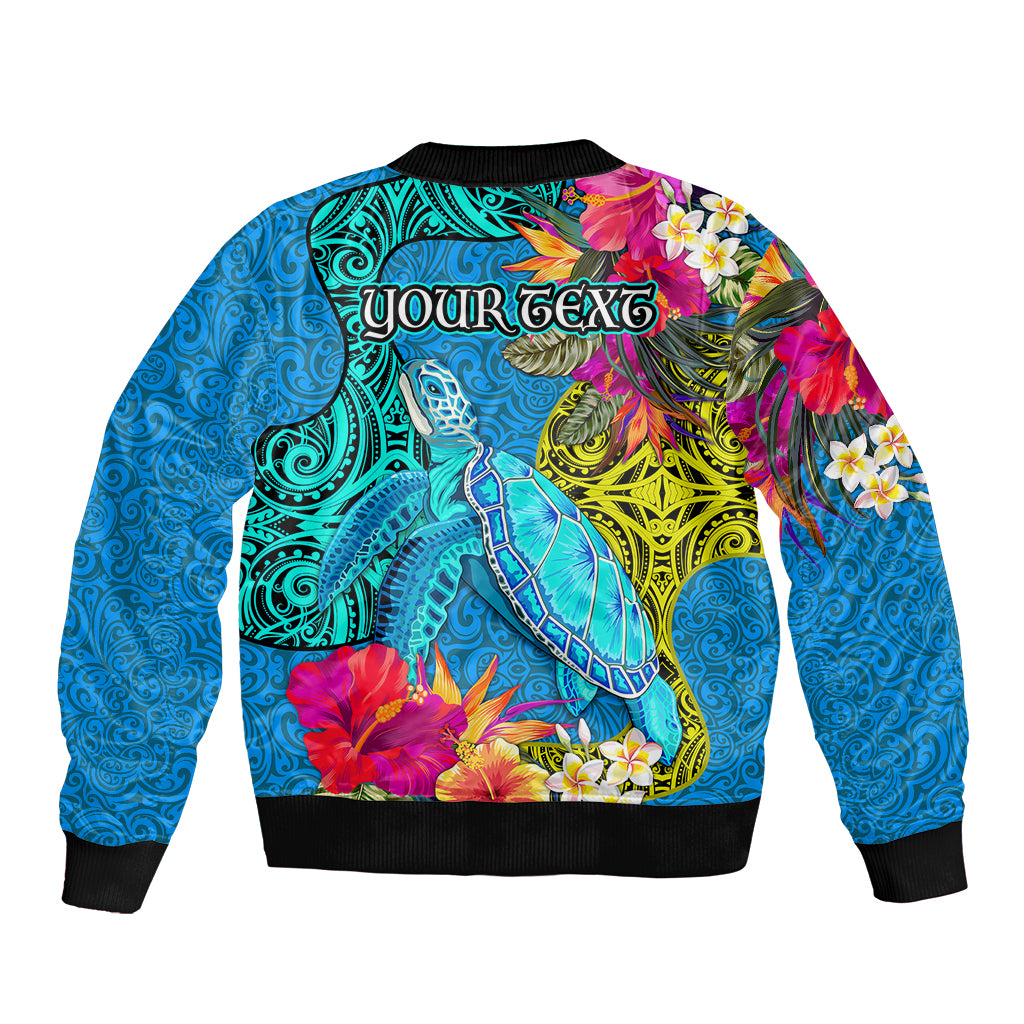 custom-polynesian-bomber-jacket-the-turtle-jung-flower-with-maori-pattern-ethnic-style
