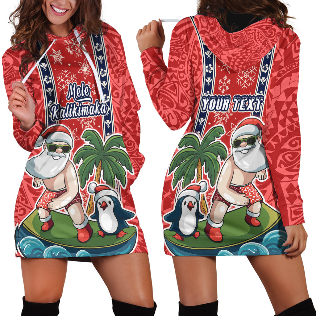 custom-hawaii-christmas-hoodie-dress-the-santa-surfing-hawaii-xmas-style