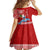 Hawaii Mele Kalikimaka Family Matching Off Shoulder Maxi Dress and Hawaiian Shirt Santa Riding The DolPhin Mix Kakau Pattern Red Style LT03 - Polynesian Pride