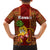 Hawaii Family Matching Off Shoulder Maxi Dress and Hawaiian Shirt Aloha Funny Pineapple Mix Kakau Hawaiian Tribal LT03 - Polynesian Pride