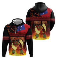Samoan Siva Afi Hoodie Tribal Performers of Samoan Fire Knife Dancing
