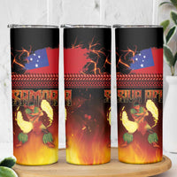 Samoan Siva Afi Skinny Tumbler Tribal Performers of Samoan Fire Knife Dancing