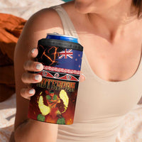 Aotearoa Siva Afi 4 in 1 Can Cooler Tumbler Tribal Performers of Aotearoa Fire Knife Dancing