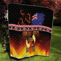 Aotearoa Siva Afi Quilt Tribal Performers of Aotearoa Fire Knife Dancing