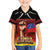 Personalised Samoan Spirit - Samoa Tribal Heritage Family Matching Off The Shoulder Long Sleeve Dress and Hawaiian Shirt
