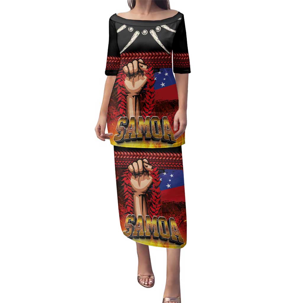 Personalised Samoan Spirit - Samoa Tribal Heritage Family Matching Puletasi and Hawaiian Shirt