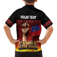Personalised Samoan Spirit - Samoa Tribal Heritage Family Matching Summer Maxi Dress and Hawaiian Shirt LT03 - Polynesian Pride