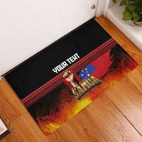 Personalised Samoan Spirit - Samoa Tribal Heritage Rubber Doormat