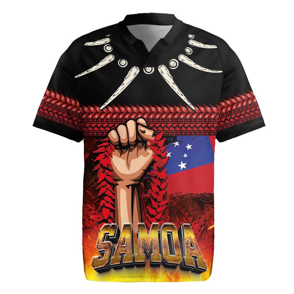 Personalised Samoan Spirit - Samoa Tribal Heritage Rugby Jersey