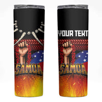Personalised Samoan Spirit - Samoa Tribal Heritage Skinny Tumbler