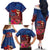 Proud of Samoa Family Matching Off The Shoulder Long Sleeve Dress and Hawaiian Shirt Ula Nifo with Samoa 685 and Hibiscus Tapa Tribal Pattern