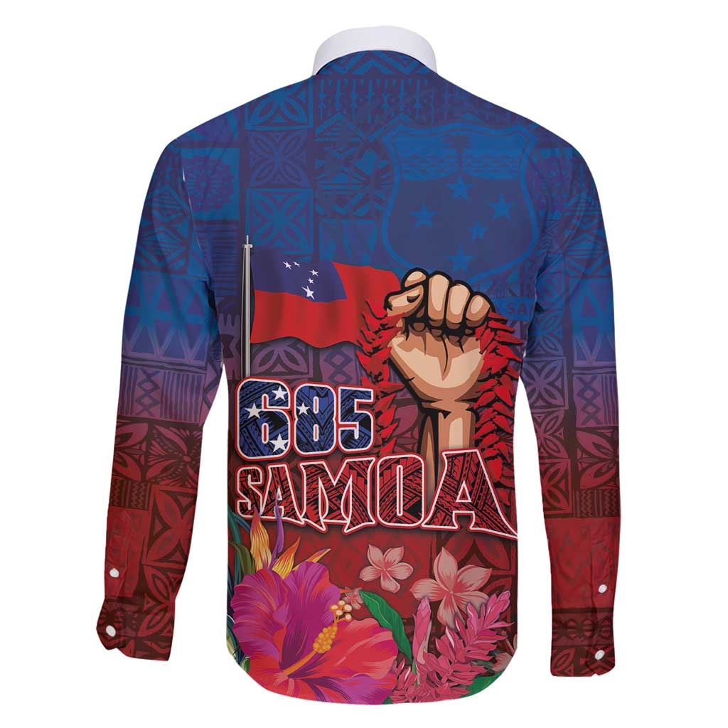Proud of Samoa Family Matching Puletasi and Hawaiian Shirt Ula Nifo with Samoa 685 and Hibiscus Tapa Tribal Pattern LT03 - Polynesian Pride