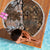 Fiji Masi Tapa Tribal Beach Blanket Old Hibiscus Vintage Style LT03 - Polynesian Pride