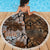 Fiji Masi Tapa Tribal Beach Blanket Old Hibiscus Vintage Style LT03 - Polynesian Pride