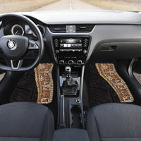 Samoan Siapo Car Mats Tatau Pattern Half Style Retro Mode LT03 - Polynesian Pride