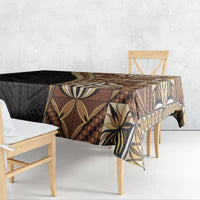 Samoan Siapo Tablecloth Tatau Pattern Half Style Retro Mode LT03 - Polynesian Pride