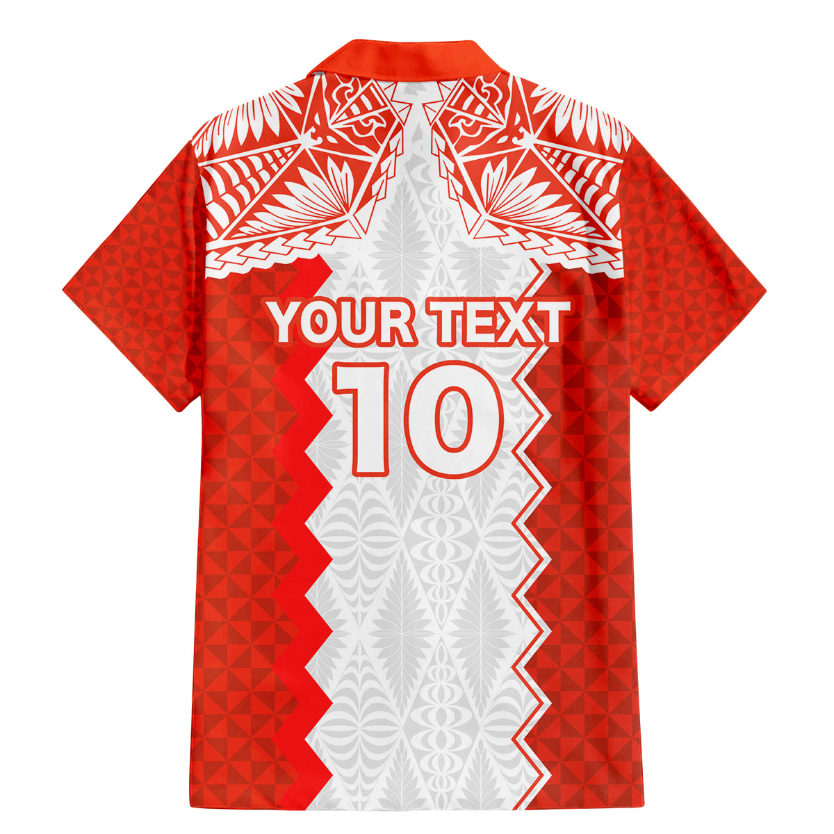 Custom Tonga Rugby Family Matching Mermaid Dress and Hawaiian Shirt Ikale Tahi Ngatu Tribal Pattern LT03