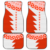 Custom Tonga Rugby Car Mats Ikale Tahi Ngatu Tribal Pattern Half Style