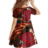 American Samoa Manulele Tausala Nu'uuli Family Matching Mermaid Dress and Hawaiian Shirt Tatau Art Pattern with Tropical Plants LT03 - Polynesian Pride