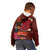 American Samoa Manulele Tausala Nu'uuli Kid Hoodie Tatau Art Pattern with Tropical Plants