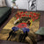 Australia and New Zealand ANZAC Day Area Rug Kangaroo and Kiwi Bird Soldier-Honor and Remember Vintage Style