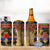 Australia and New Zealand ANZAC Day 4 in 1 Can Cooler Tumbler Kangaroo and Kiwi Bird Soldier-Honor and Remember Vintage Style