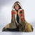 Australia and New Zealand ANZAC Day Hooded Blanket Kangaroo and Kiwi Bird Soldier-Honor and Remember Vintage Style