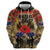 Australia and New Zealand ANZAC Day Hoodie Kangaroo and Kiwi Bird Soldier-Honor and Remember Vintage Style